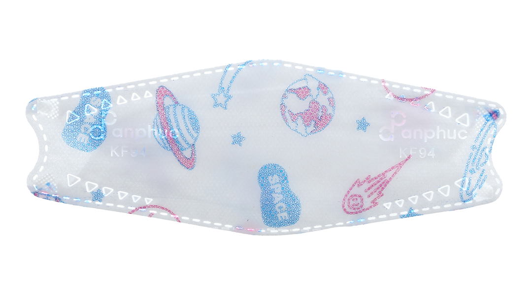 Khẩu trang y tế trẻ em An Phúc K94-4D 3 lớp có họa tiết