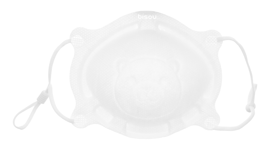 Khẩu trang y tế trẻ em Bísou Baby mask họa tiết gấu
