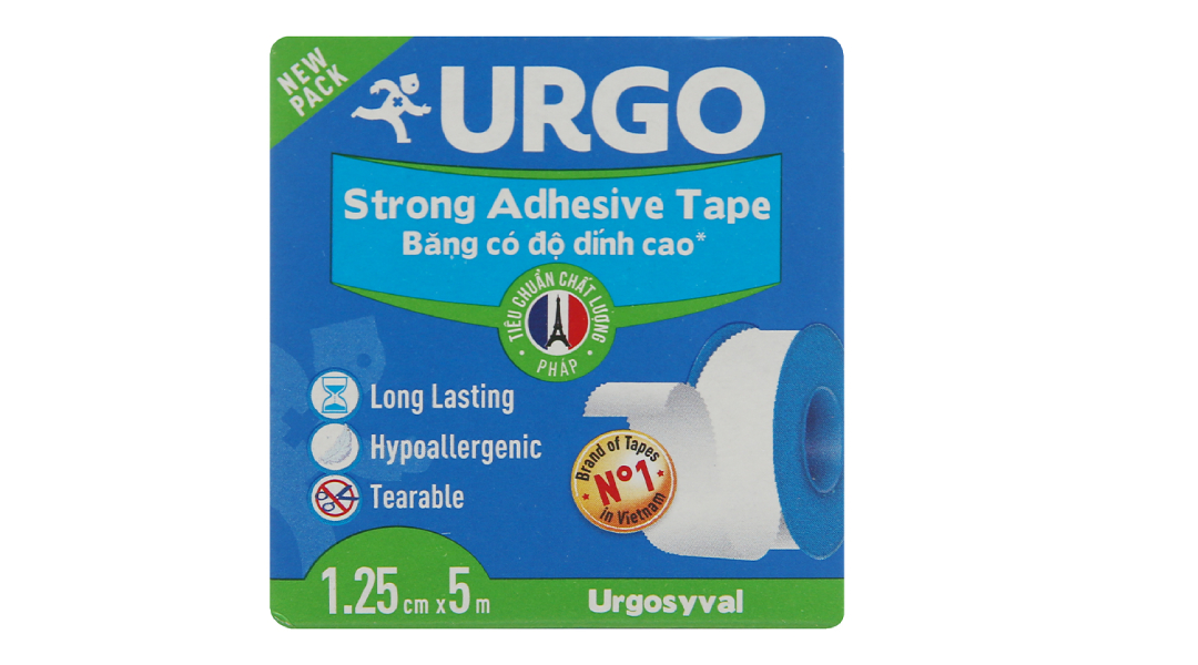 Băng keo lụa có độ dính cao Urgosyval (1.25cm x 5m)