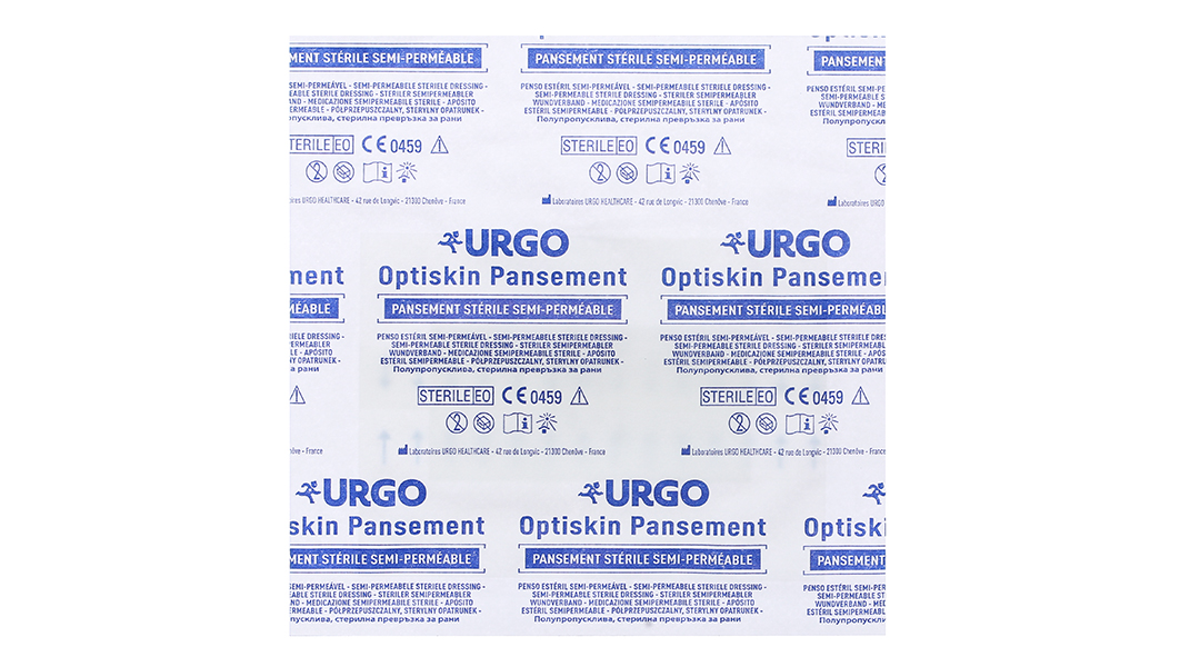 Băng cá nhân bán thấm, tiệt trùng Urgo Optiskin (10 x 7cm)