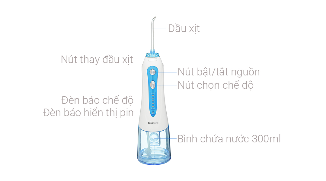 Máy tăm nước cầm tay H2ofloss HF-9P