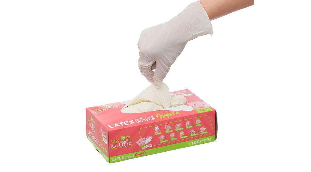 Găng tay y tế có bột Latex I'm Glove size M