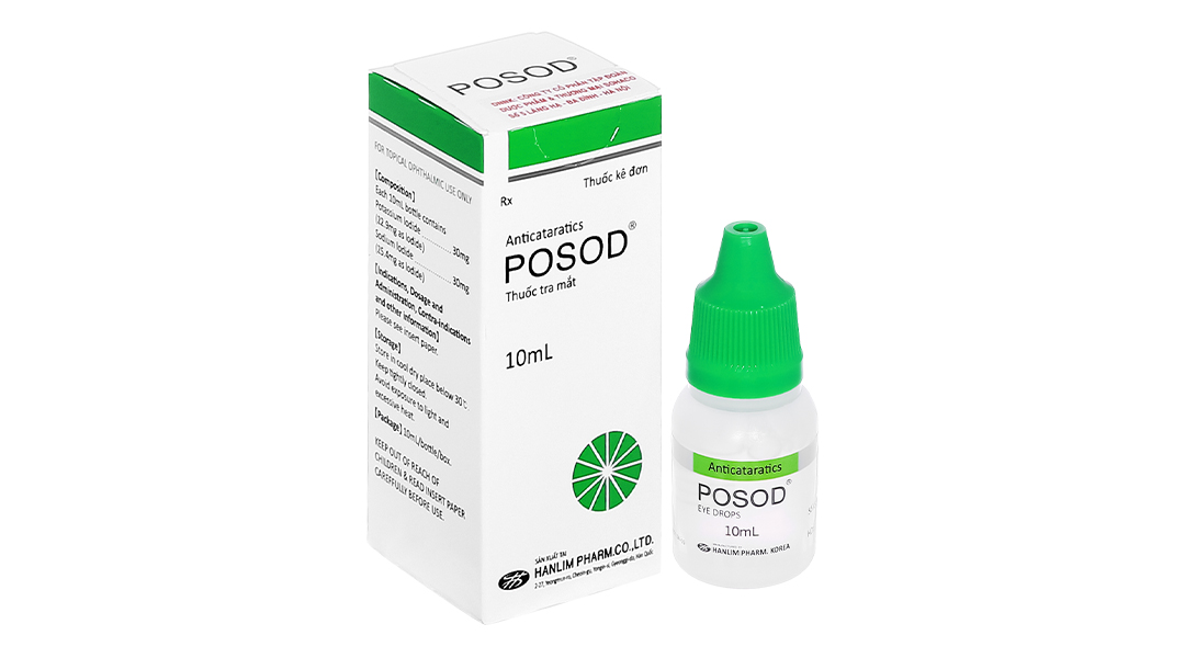Dung dịch nhỏ mắt Posod Eye Drops trị đục thủy tinh thể