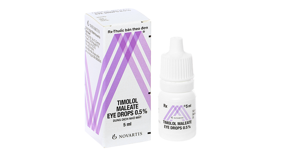 Dung dịch nhỏ mắt Timolol Maleate Eye Drops 0.5% trị bệnh glôcôm