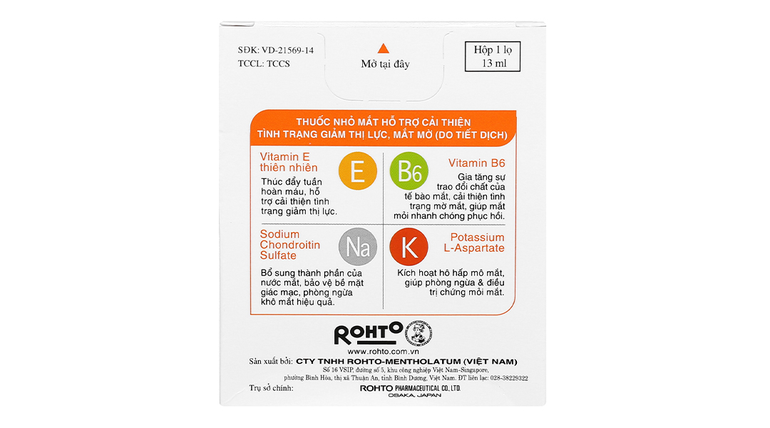 1. Hạn sử dụng của thuốc nhỏ mắt Rohto