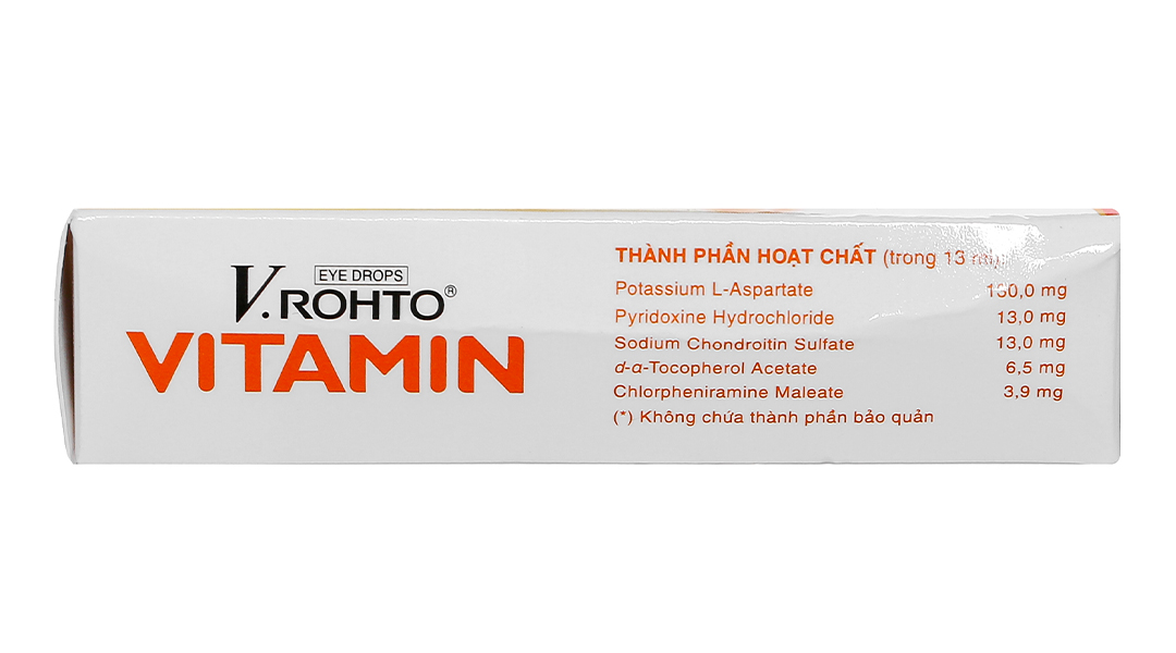 Dung dịch nhỏ mắt V.Rohto Vitamin cải thiện tình trạng giảm thị lực