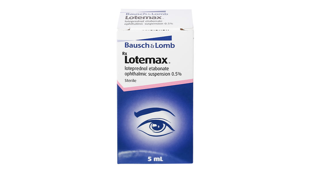 Hỗn dịch nhỏ mắt Lotemax 0.5% trị viêm kết mạc mí mắt, viêm giác mạc