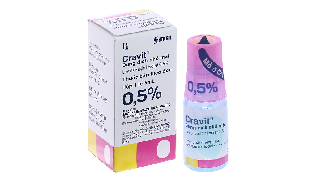 Thuốc Nhỏ Mắt Cravit 0.5 Chai 5ml: Giải Pháp Chăm Sóc Mắt Hiệu Quả