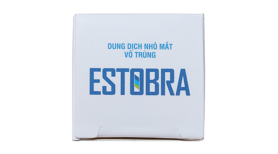 Dung dịch nhỏ mắt Estobra 0.3% trị tại chỗ nhiễm trùng mắt