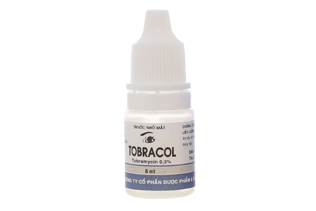 Thuốc nhỏ mắt Tobracol 0.3% trị nhiễm khuẩn mắt