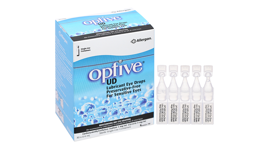 Dung dịch nhỏ mắt Optive UD giảm kích ứng mắt, khô mắt