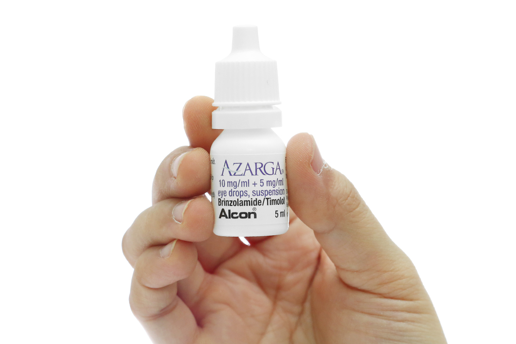 Hỗn dịch nhỏ mắt Azarga trị tăng nhãn áp