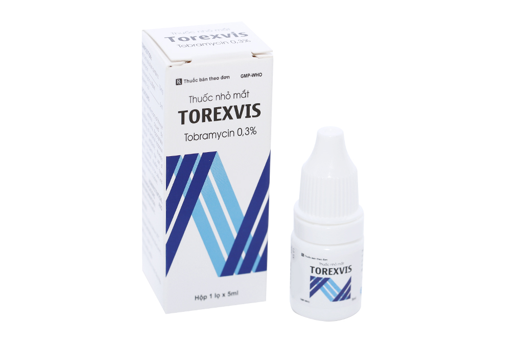Dung dịch nhỏ mắt Torexvis 0.3% trị nhiễm khuẩn mắt
