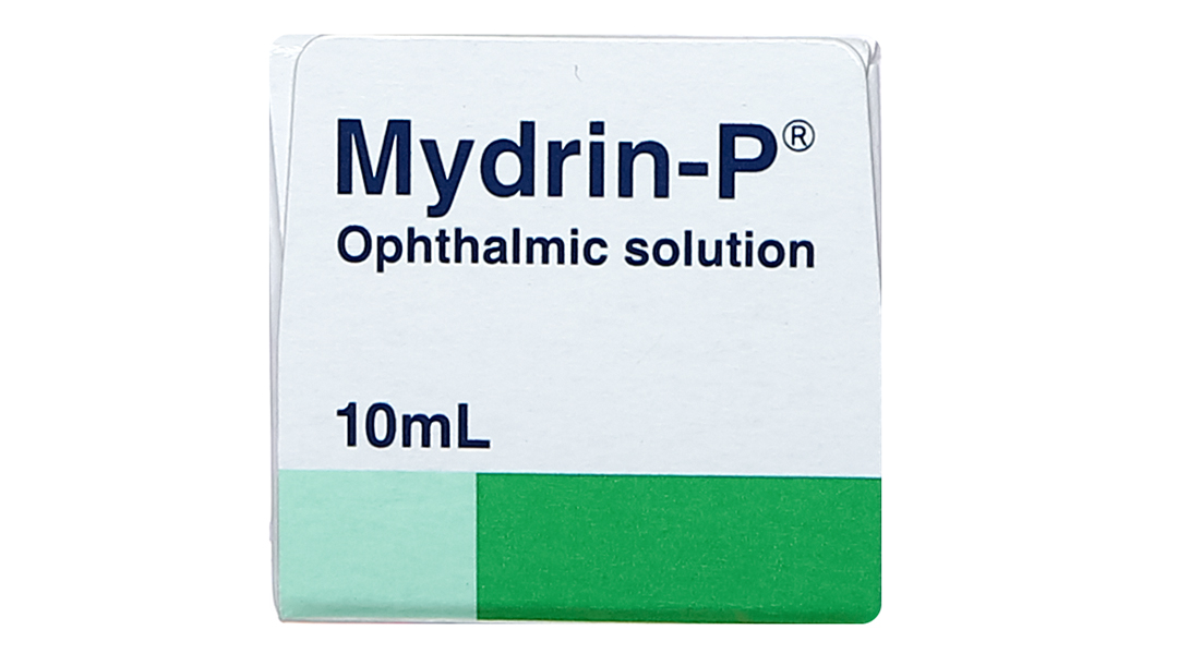 Dung dịch nhỏ mắt Mydrin-P làm giãn đồng tử trong chẩn đoán