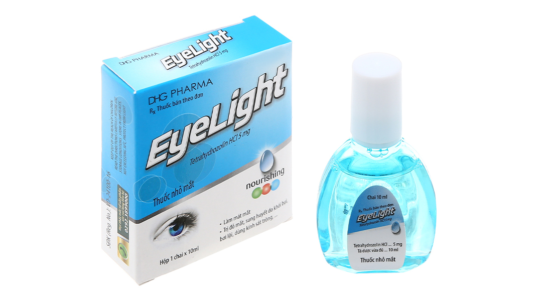 Dung dịch nhỏ mắt Eyelight trị đỏ mắt, ngứa mắt chai 10ml - 08/2025  |nhathuocankhang.com
