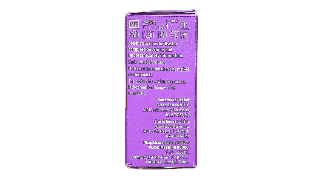 Nhũ tương nhỏ mắt Systane Complete giảm kích ứng mắt, khô mắt