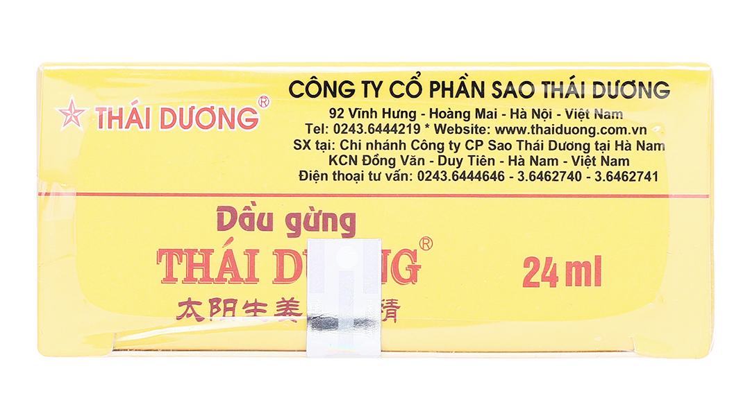 Dầu gừng Thái Dương