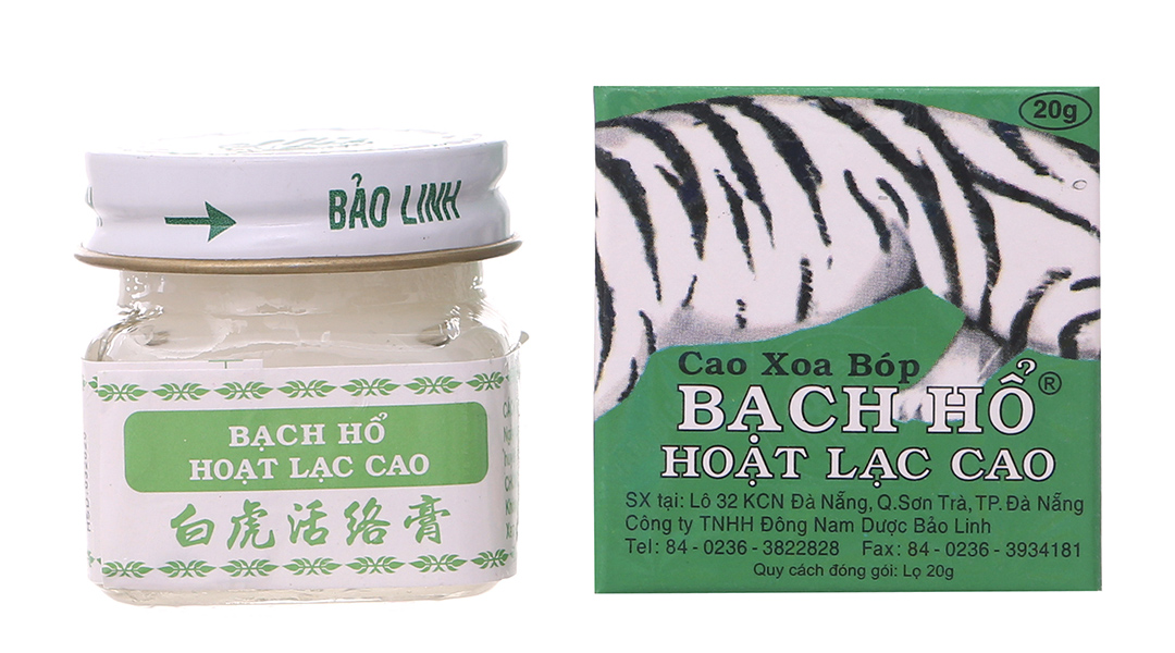 Cao xoa Bạch Hổ Hoạt Lạc Cao