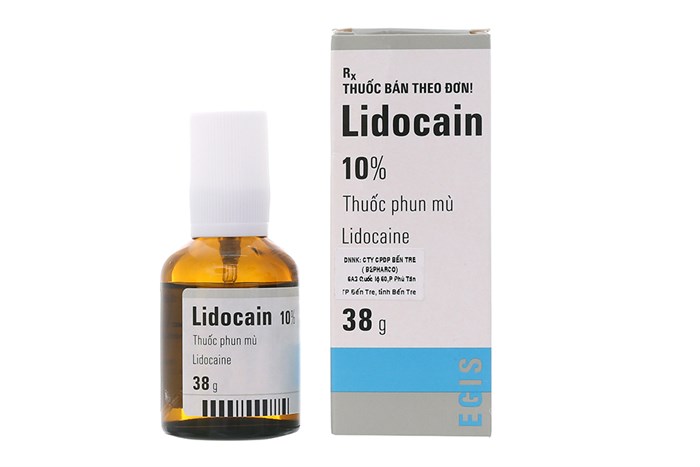 Thuốc phun mù Lidocain 10%