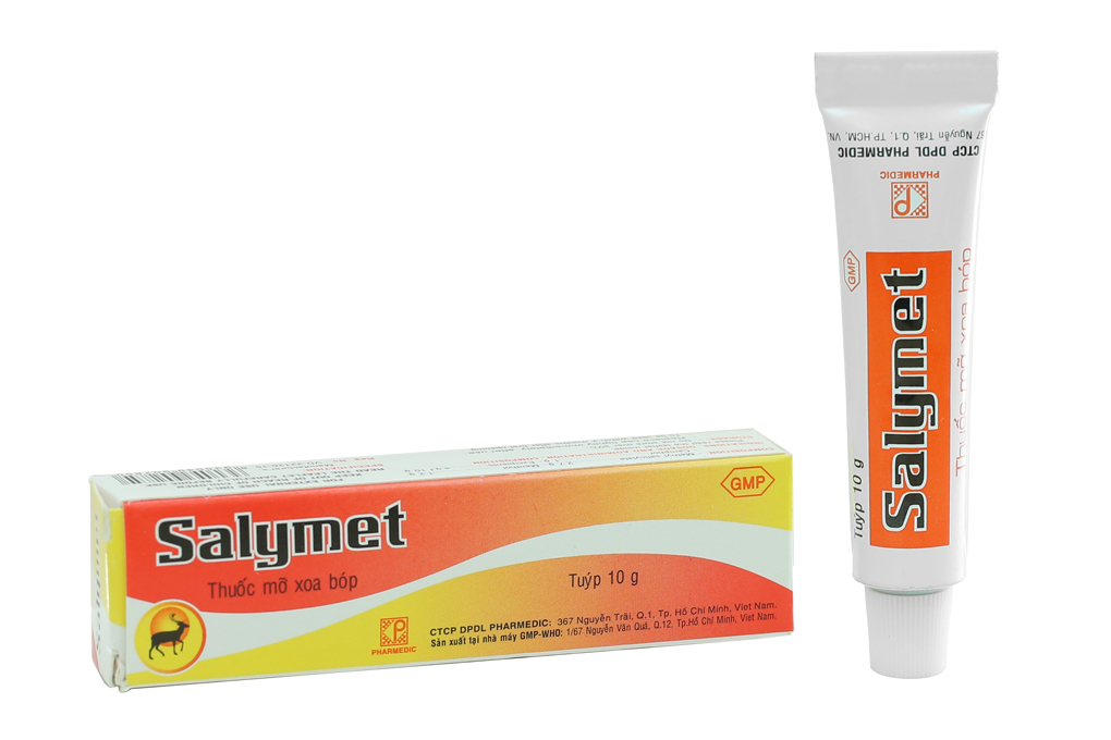 Thuốc mỡ xoa bóp Salymet giảm đau tại chỗ