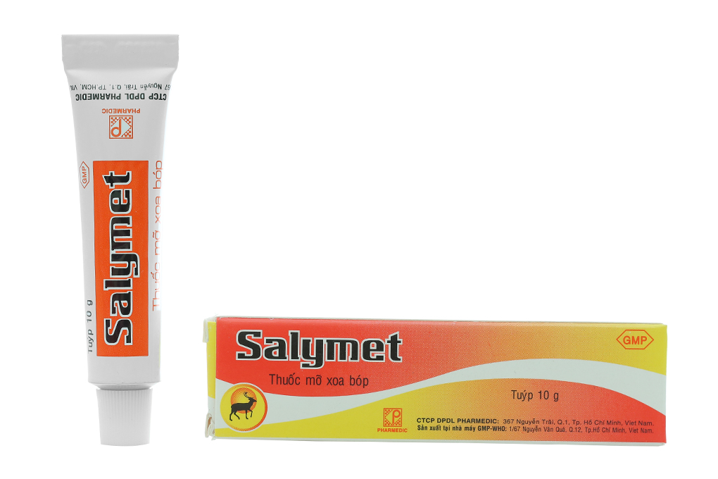 Thuốc mỡ xoa bóp Salymet giảm đau tại chỗ