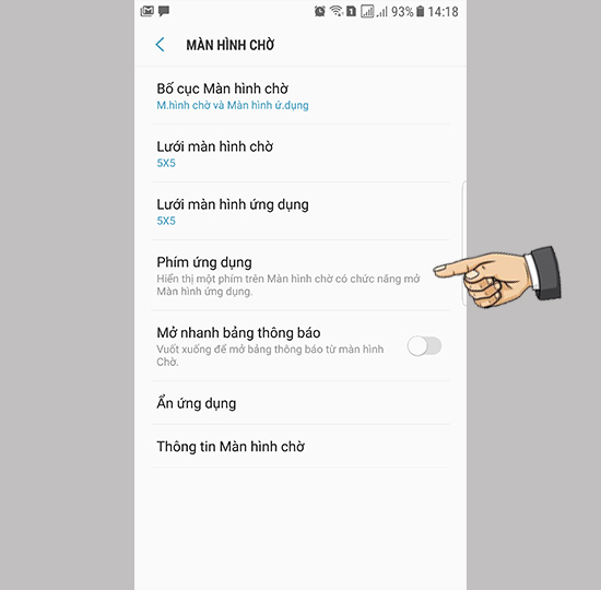 Tùy chọn tính năng