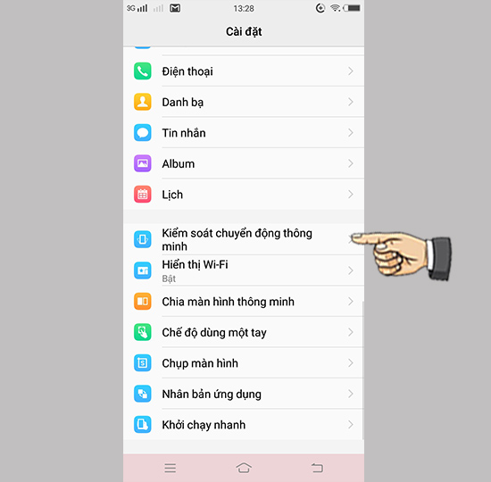 Kiểm soát chuyển động thông minh