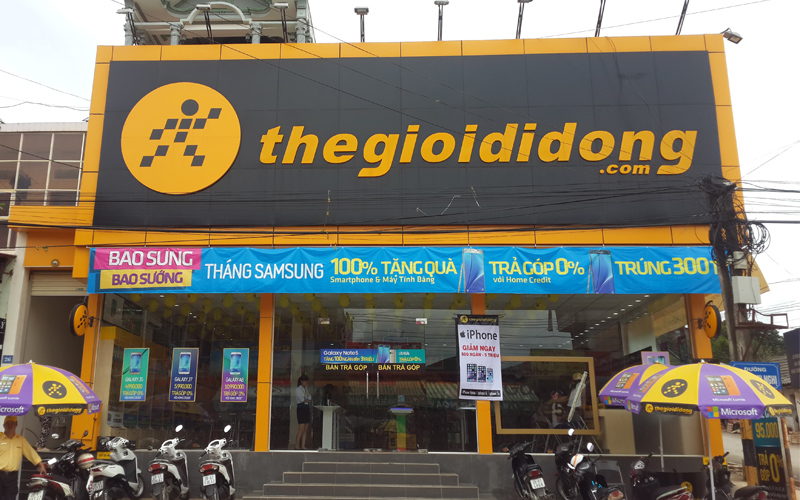 Siêu thị điện máy xanh tại Thế giới di động Tiểu khu 40, Phường Thảo Nguyên, Tỉnh Sơn La, Việt Nam