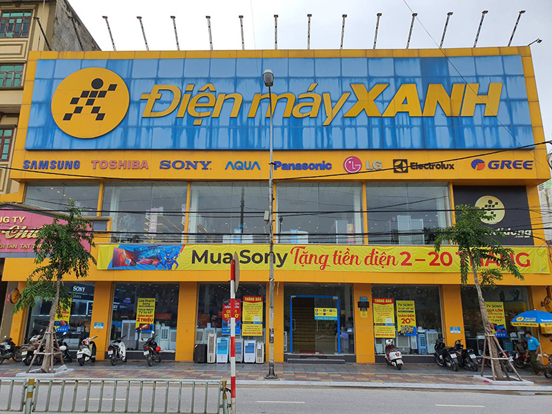Siêu thị điện máy xanh tại Điện máy Xanh Số 132 đường Trần Thái Tông, Tổ 29, Phường Thái Bình, Tỉnh Hưng Yên, Việt Nam