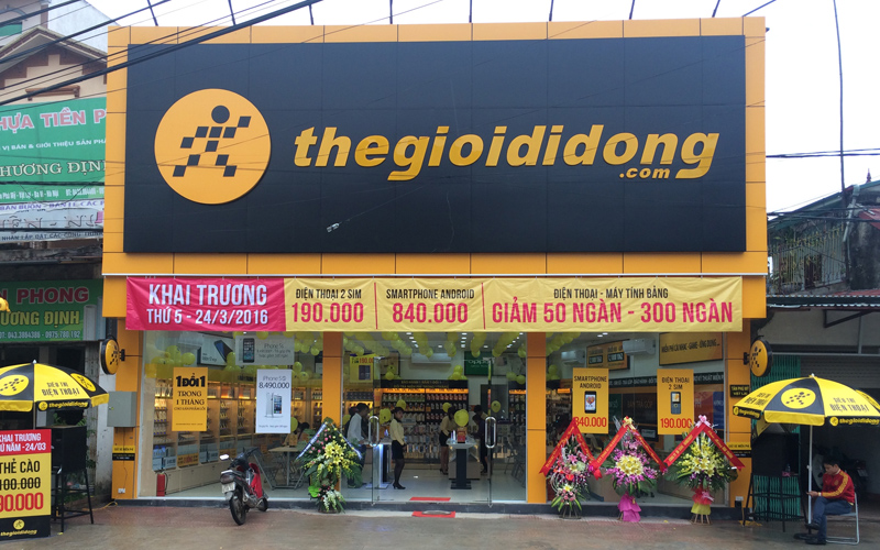 Siêu thị điện máy xanh tại Thế giới di động Thôn Tân Phú Mỹ, Xã Vật Lại, Thành phố Hà Nội, Việt Nam