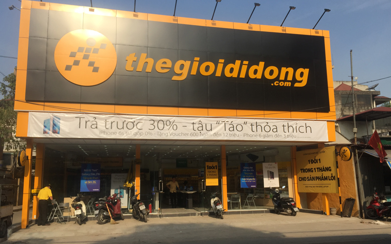 Siêu thị điện máy xanh tại Thế giới di động Xóm 1, Ngã tư Canh, thôn An Trai, Xã Sơn Đồng, Thành phố Hà Nội, Việt Nam