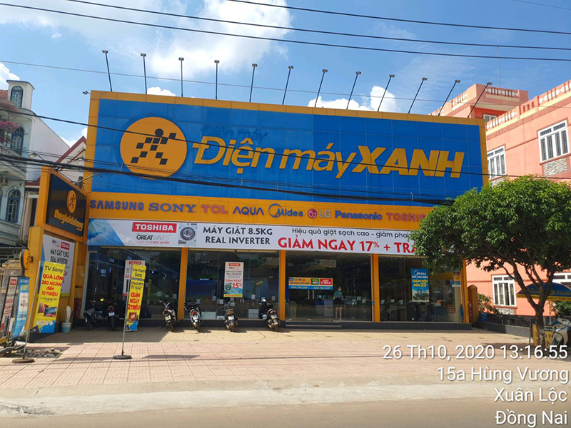 Siêu thị điện máy xanh tại Điện máy Xanh Số 11 Hùng Vương, khu 4, Xã Xuân Lộc, Tỉnh Đồng Nai, Việt Nam