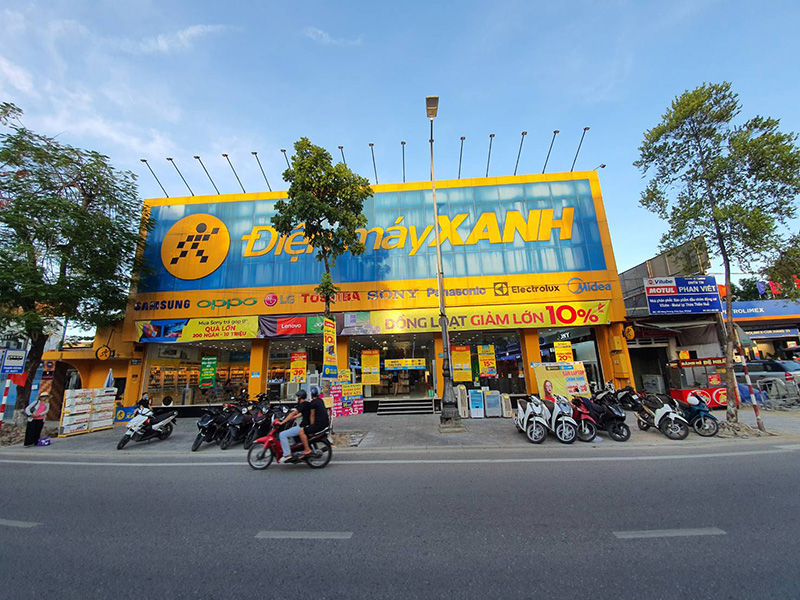 Siêu thị điện máy xanh tại Điện máy Xanh 185 Hùng Vương, Phường An Cựu, Thành phố Huế, Việt Nam