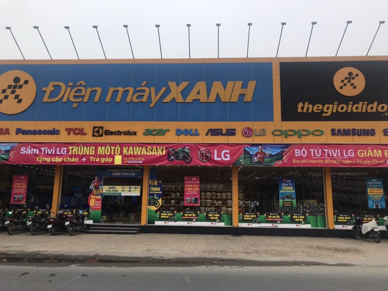 Siêu thị điện máy xanh tại Điện máy Xanh Ấp Chợ, Xã Lương Phú, Tỉnh Vĩnh Long, Việt Nam