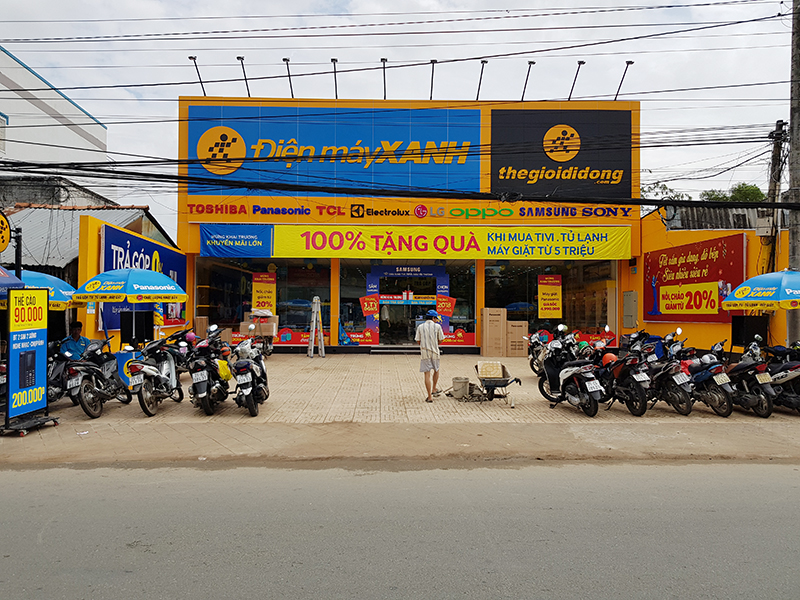 Siêu thị điện máy xanh tại Điện máy Xanh Số nhà 192 đường 882 (thửa đất số 24-25, tờ bản đồ số 30), Xã Phước Mỹ Trung, Tỉnh Vĩnh Long, Việt Nam