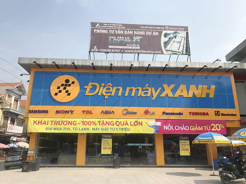 Siêu thị điện máy xanh tại Điện máy Xanh Tiểu khu 4, Phường Yên Dũng, Tỉnh Bắc Ninh, Việt Nam