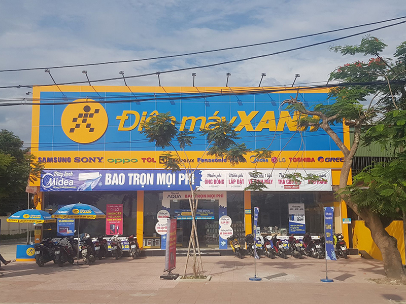 Siêu thị điện máy xanh tại Điện máy Xanh Số nhà 39 Đường Lý Tự Trọng, Tổ dân Phố 5, Xã Thạch Hà, Tỉnh Hà Tĩnh, Việt Nam