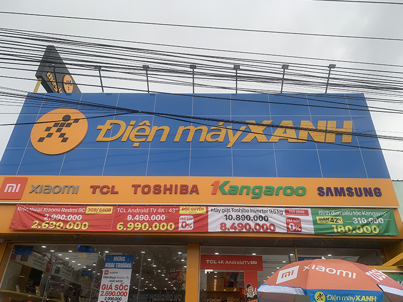 Siêu thị điện máy xanh tại Điện máy Xanh Thửa đất số 374, 375 tờ bản đồ 03, Đường ĐT 741, Xã Phú Giáo, Thành phố Hồ Chí Minh, Việt Nam