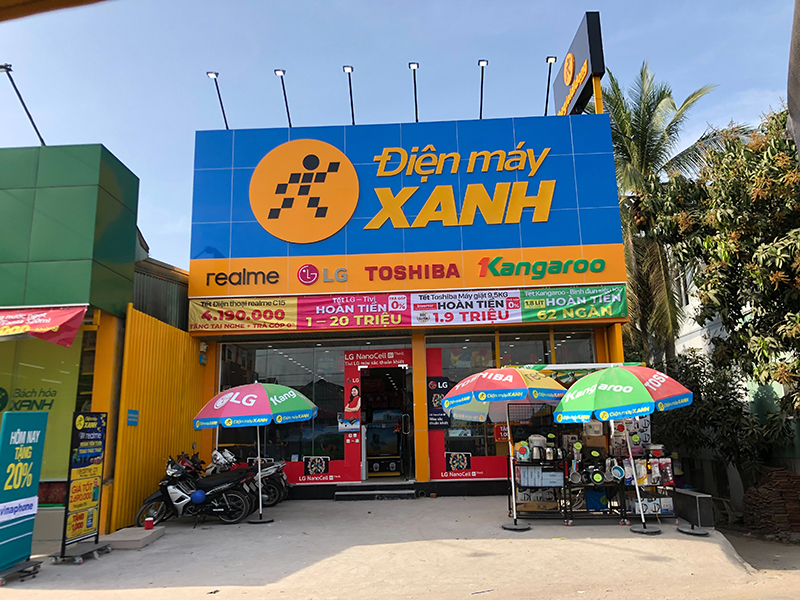 Siêu thị điện máy xanh tại Điện máy Xanh Ấp Long Hiệp, Xã Tân An, Tỉnh An Giang, Việt Nam