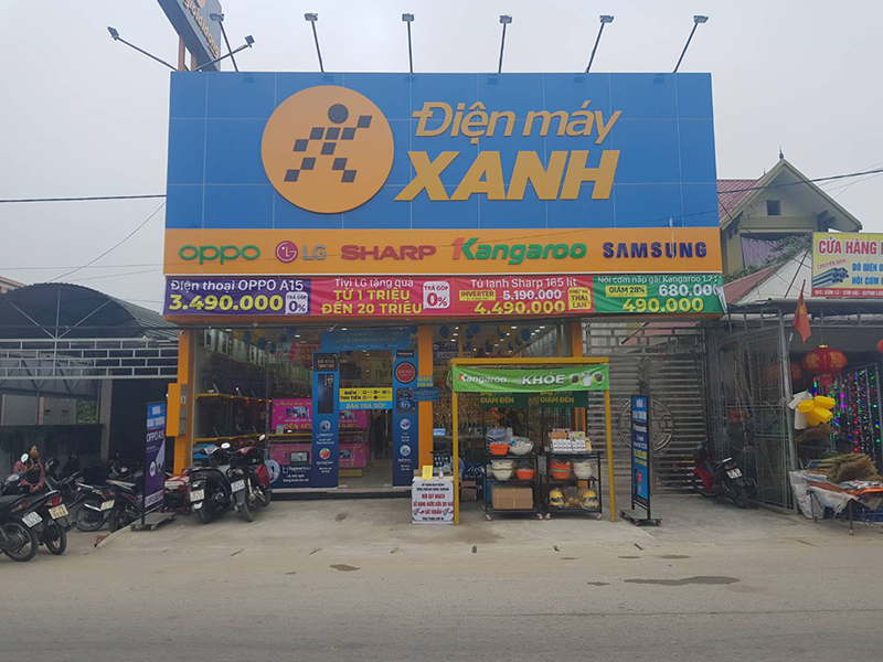Siêu thị điện máy xanh tại Điện máy Xanh Xóm 13, Xã Quỳnh Phú, Tỉnh Nghệ An, Việt Nam