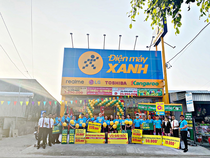 Siêu thị điện máy xanh tại Điện máy Xanh Ấp Luỳnh Huỳnh, Xã Hòn Đất, Tỉnh An Giang, Việt Nam