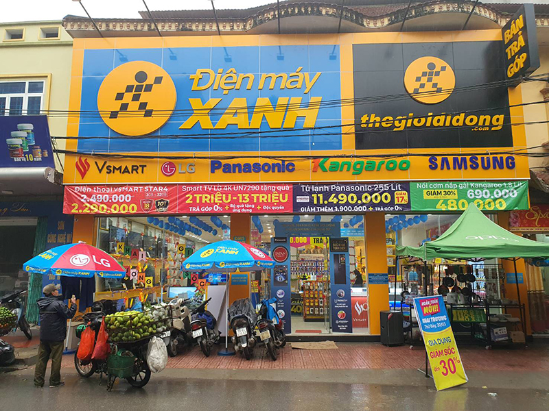 Siêu thị điện máy xanh tại Điện máy Xanh Chợ Sơn, Xã Liên Bão, Tỉnh Bắc Ninh, Việt Nam