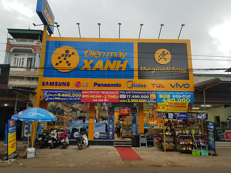Siêu thị điện máy xanh tại Điện máy Xanh Thôn Chấu, Xã Trung Giã, Thành phố Hà Nội, Việt Nam