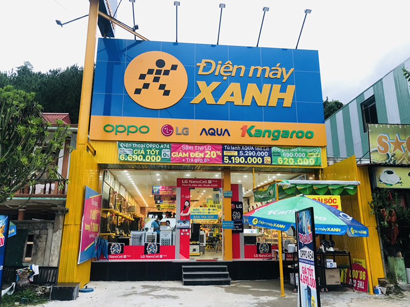 Siêu thị điện máy xanh tại Điện máy Xanh Khu dân cư O - CL3 Tây Bắc, Thôn Agrong, Xã Tây Giang, Thành phố Đà Nẵng, Việt Nam