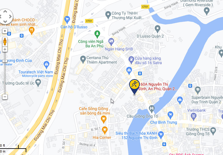 Bản đồ đến cửa hàng AVASport tại  160A Nguyễn Thị Định, phường An Khánh, Tp. Thủ Đức