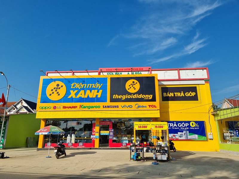 Siêu thị điện máy xanh tại Điện máy Xanh Thôn Phố, Xã Thạch Quảng, Tỉnh Thanh Hóa, Việt Nam