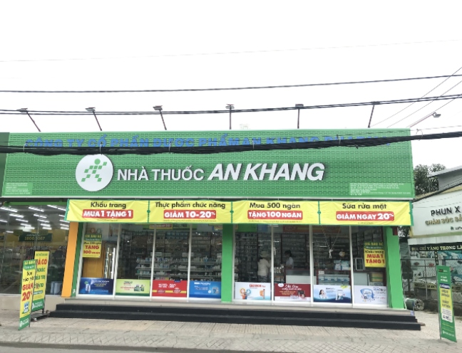 Nhà thuốc An Khang tại 3/14 Nguyễn Thái Sơn, Phường 3, Quận Gò Vấp, TP. Hồ Chí Minh (Ngay Bách hóa XANH chợ Tân Sơn Nhất)