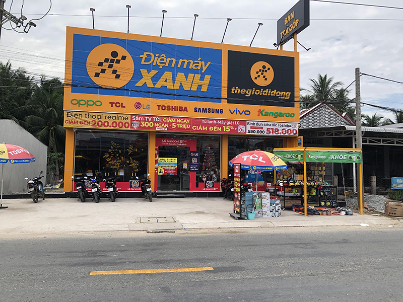 Siêu thị điện máy xanh tại Điện máy Xanh Xã Hương Mỹ, Tỉnh Vĩnh Long, Việt Nam