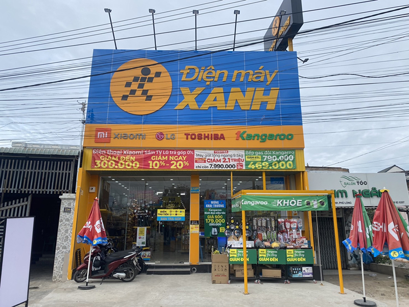 Siêu thị điện máy xanh tại Điện máy Xanh QL1A, khu phố Phú Thành, Phường Hàm Thắng, Tỉnh Lâm Đồng, Việt Nam