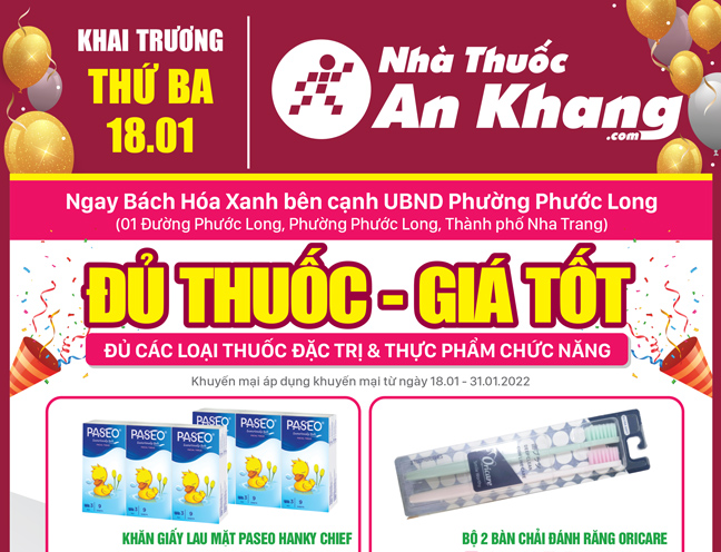 Số 01 đường Phước Long (Ngay Bách hóa XANH bên cạnh UBND phường Phước Long), Phường Nha Trang, Tỉnh Khánh Hòa, Việt Nam